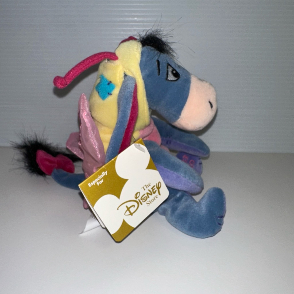 Disney Store Butterfly Eeyore 2000 Easter  Bean Bag Plush Winnie the Pooh NWT - Picture 5 of 14